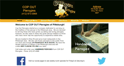 Desktop Screenshot of copoutpierogies.com